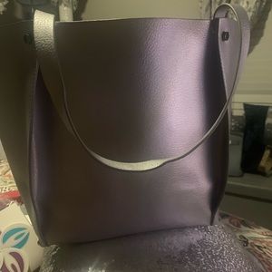 Neiman Marcus leather tote bag